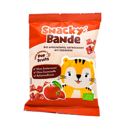 Cubulete de mere cu capsuni Pop Fruits BIO