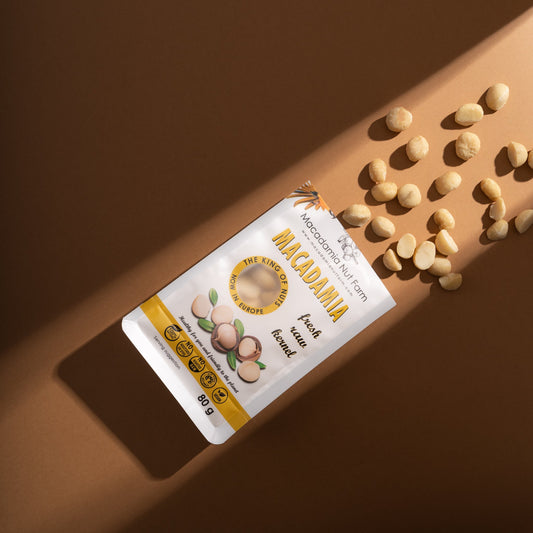 Nuci de macadamia decojite crude - 80g