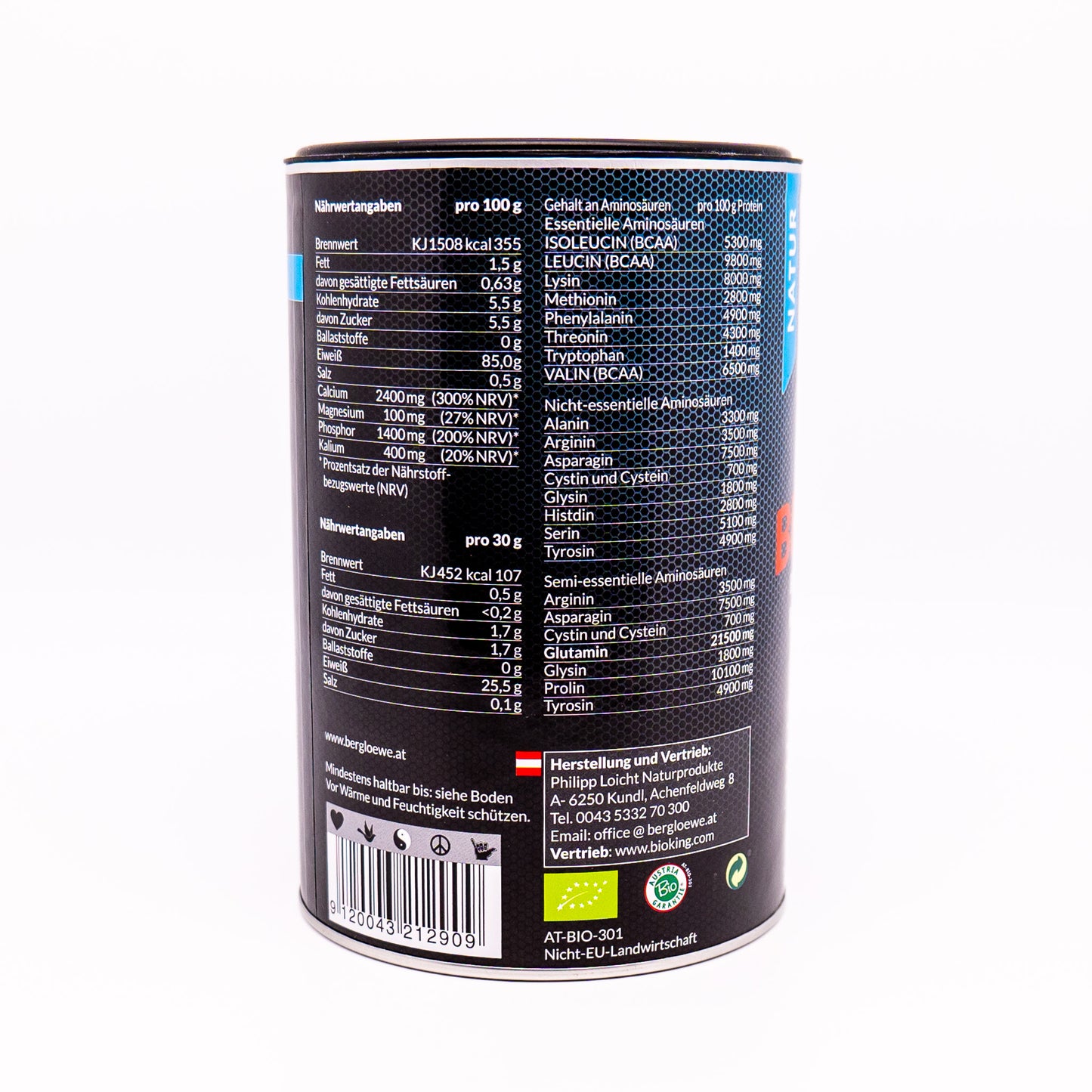 Pudra proteica din lapte BIO, 100% fara aditivi artificiali
