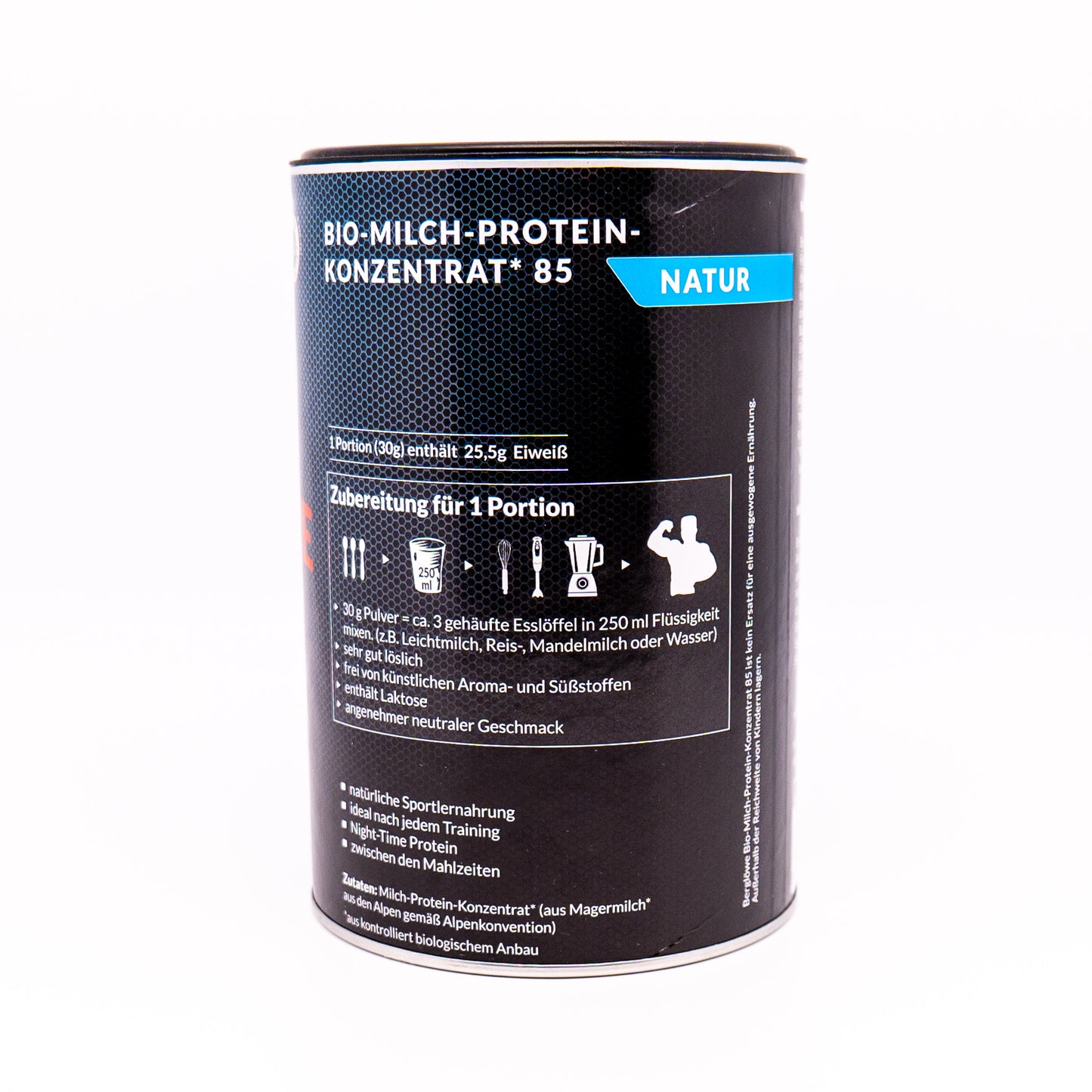 Pudra proteica din lapte BIO, 100% fara aditivi artificiali