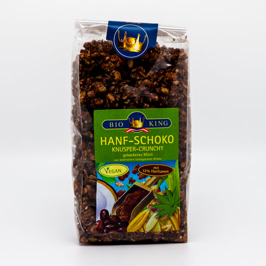 Granola cu canepa si ciocolata BIO