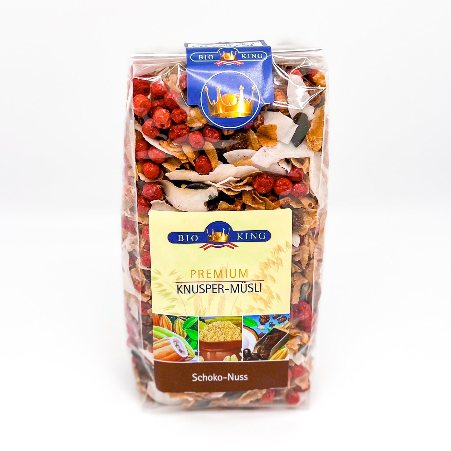 premium musli ciocolata si nuci bio