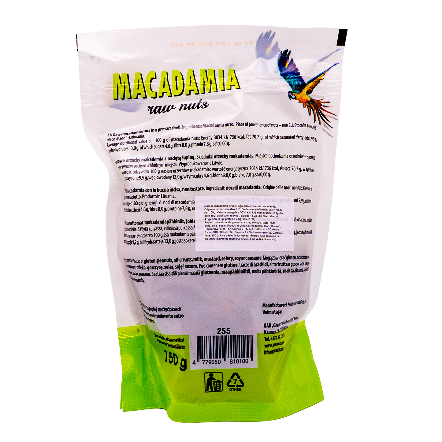 Nuci de macadamia in coaja CRUDE