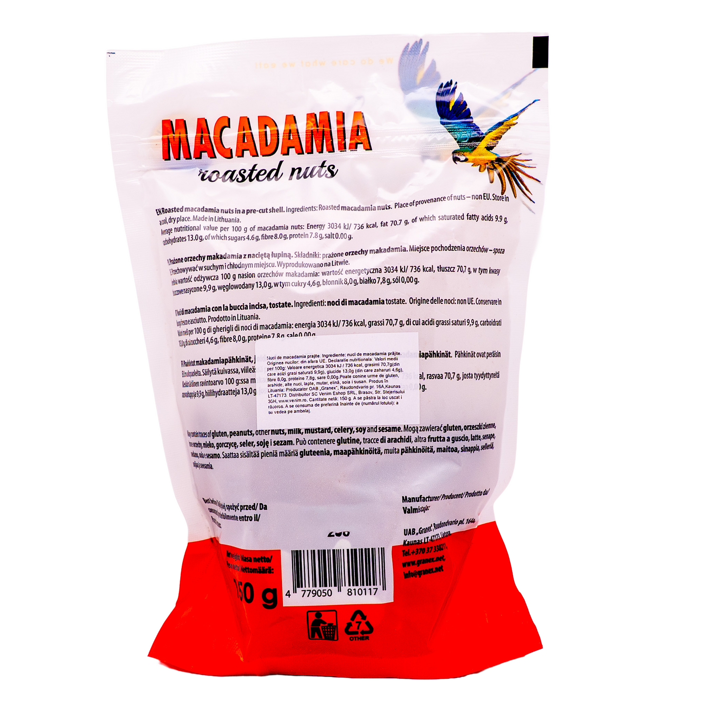 Nuci de macadamia in coaja PRAJITE