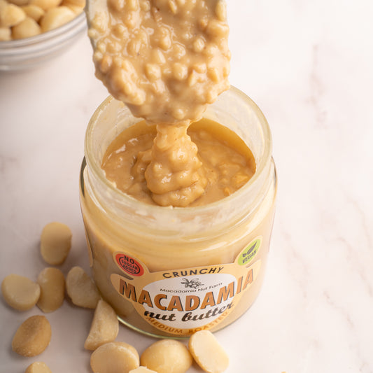 unt din nuci de macadamia mediu crunchy