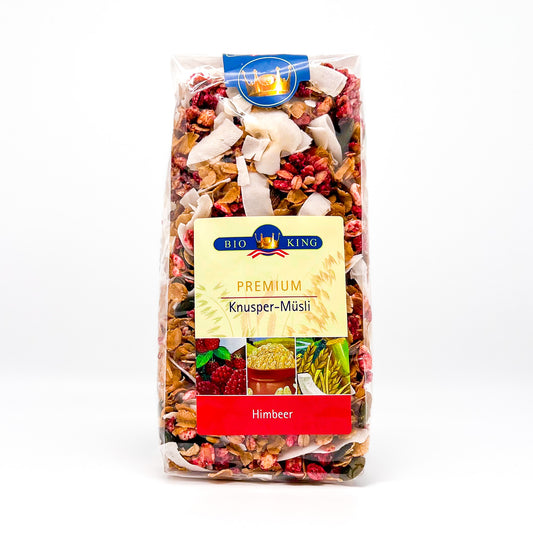 premium musli cu zmeura bio